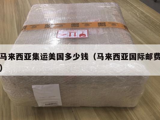 马来西亚集运美国多少钱（马来西亚国际邮费）