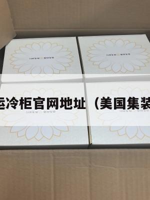 美国集运冷柜官网地址（美国集装箱公司）