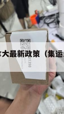集运美国加拿大最新政策（集运怎么寄到加拿大）