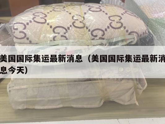 美国国际集运最新消息(美国国际集运最新消息今天)