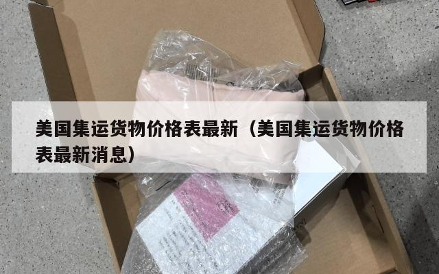 美国集运货物价格表最新（美国集运货物价格表最新消息）