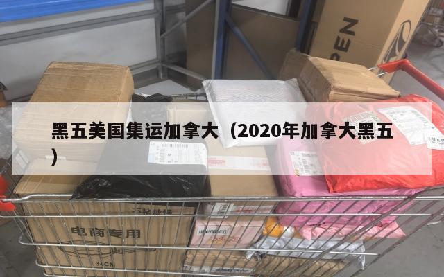 黑五美国集运加拿大(2020年加拿大黑五)