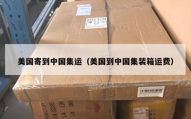 美国寄到中国集运（美国到中国集装箱运费）