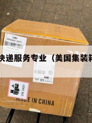美国集运快递服务专业（美国集装箱运输公司）