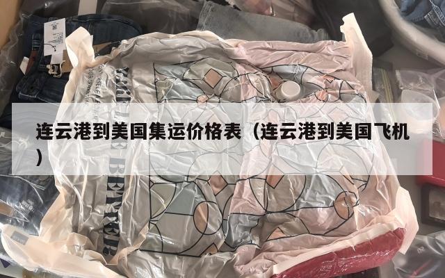 连云港到美国集运价格表（连云港到美国飞机）