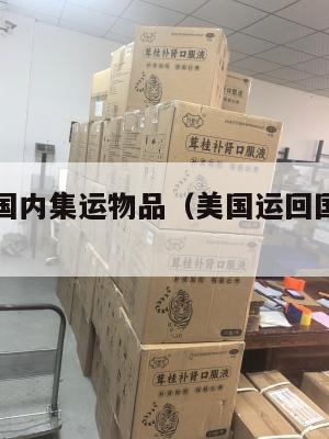 美国运回国内集运物品(美国运回国内集运物品要多久)