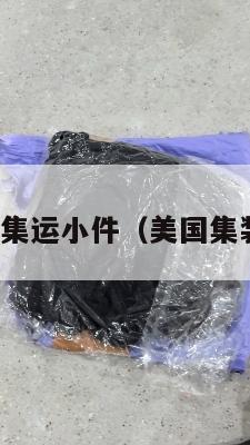 做美国的集运小件(美国集装箱运输)