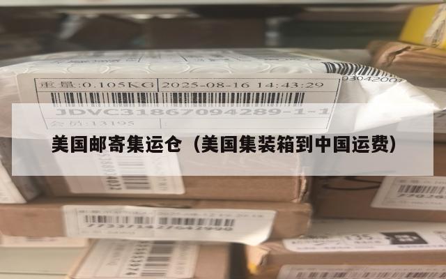 美国邮寄集运仓(美国集装箱到中国运费)