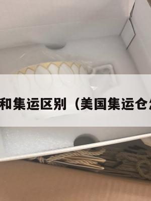 美国直邮和集运区别（美国集运仓怎么收费）