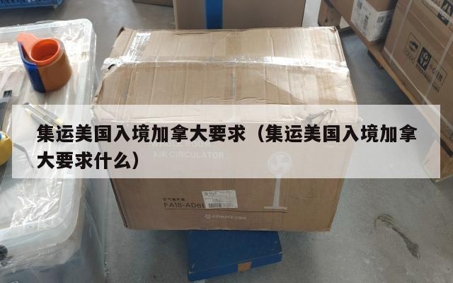集运美国入境加拿大要求（集运美国入境加拿大要求什么）