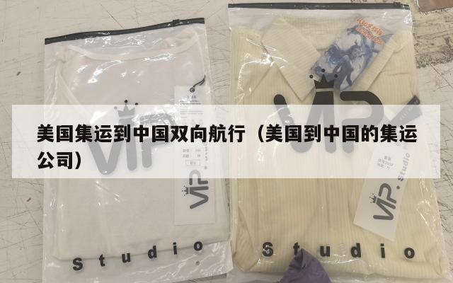 美国集运到中国双向航行（美国到中国的集运公司）